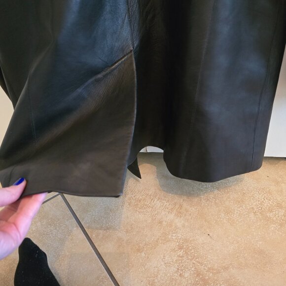 Black leather jacket Massimo dutti - Picture 4 of 12